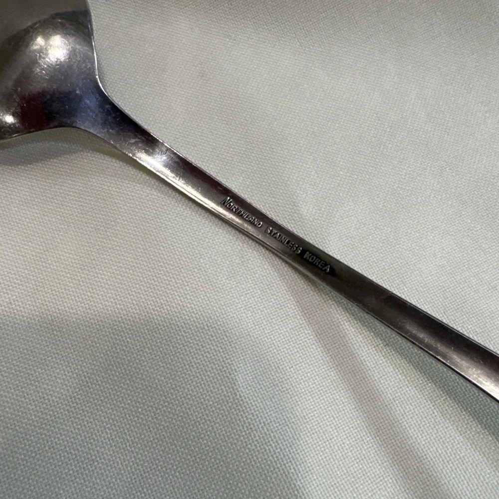 Oneida Northland Pasadena Stainless Serving Pcs Spoon Ladle Knife Korea Lot of 3